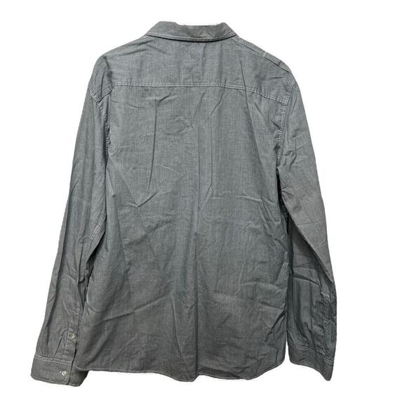 Ocean Current Men's Long Sleeve Button Down Shirt Gray XXL - Picture 2 of 7